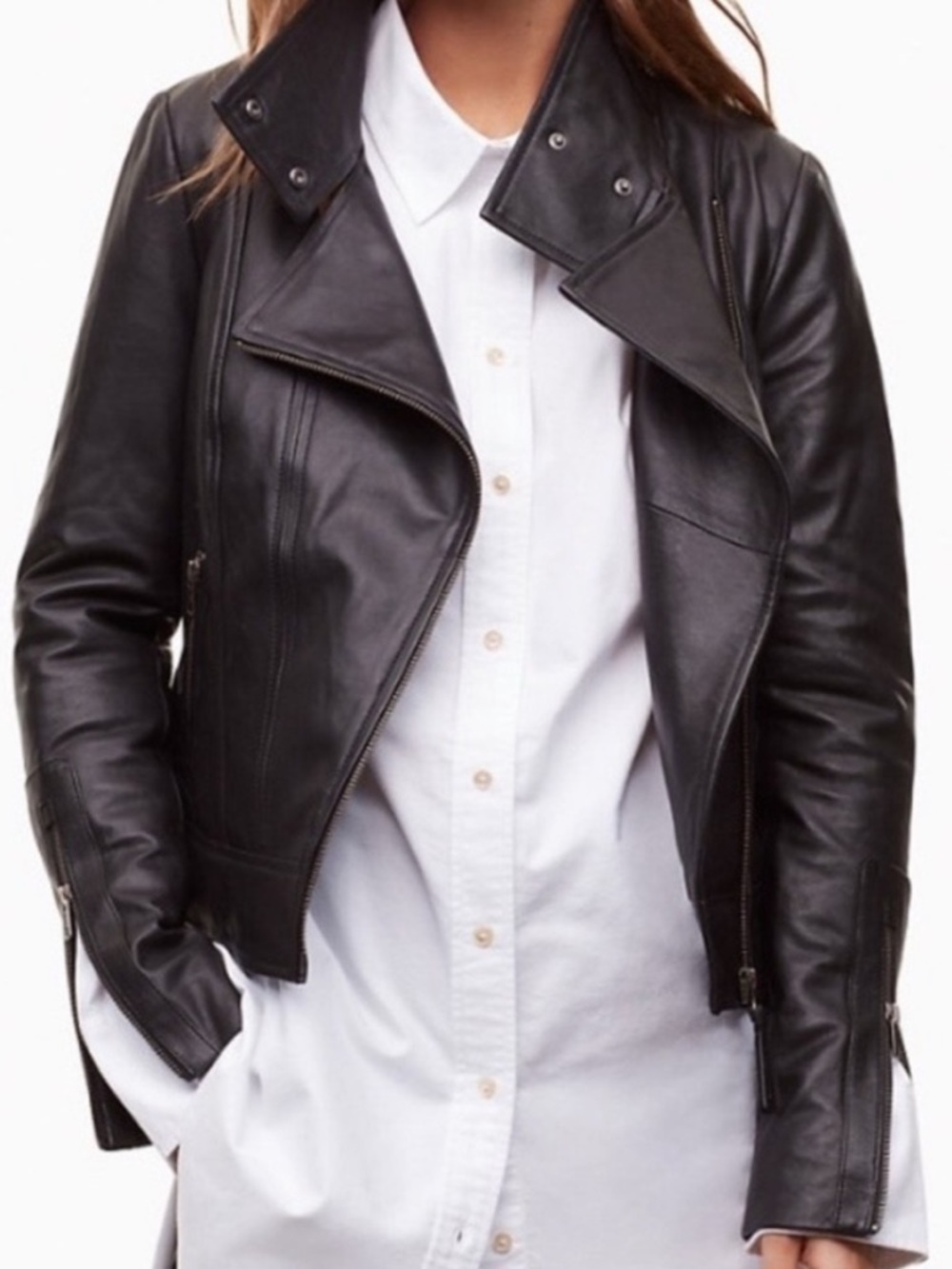 Mackage (Aritzia) leather moto jacket